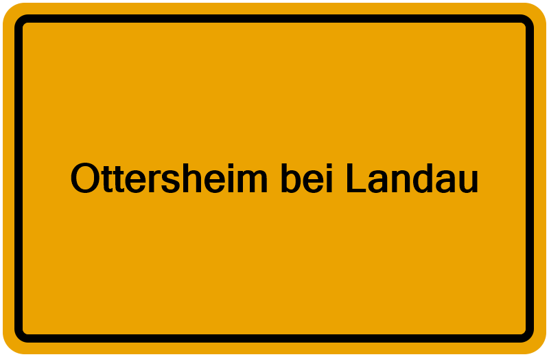 Handelsregisterauszug Ottersheim bei Landau